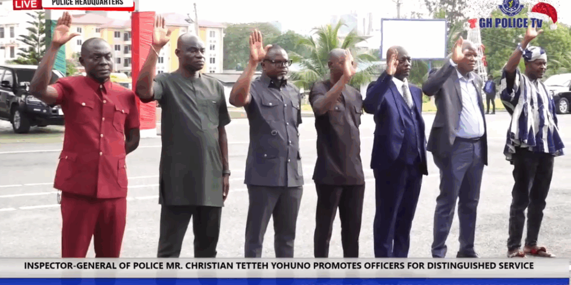 IGP promotes officers Who investigated 2020 and 2024 election violence