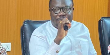 Bono Regional Minister, others cut sod for the construction of Abisu CHIPS Compound in Sunyani West