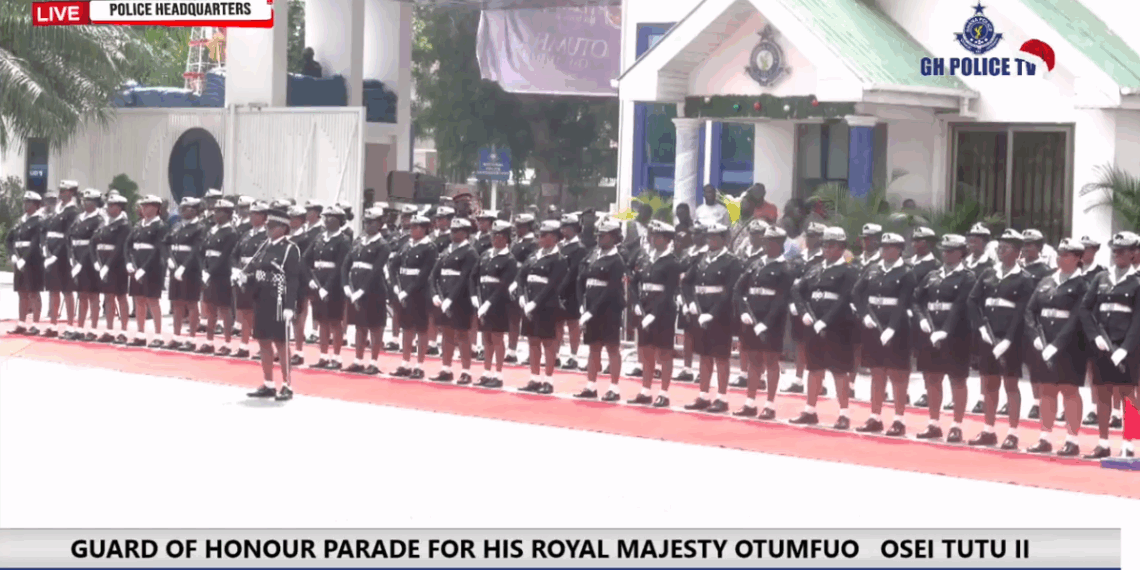 Otumfuo Osei Tutu II commends Ghana Police Service, sends New Year message of gratitude and hope