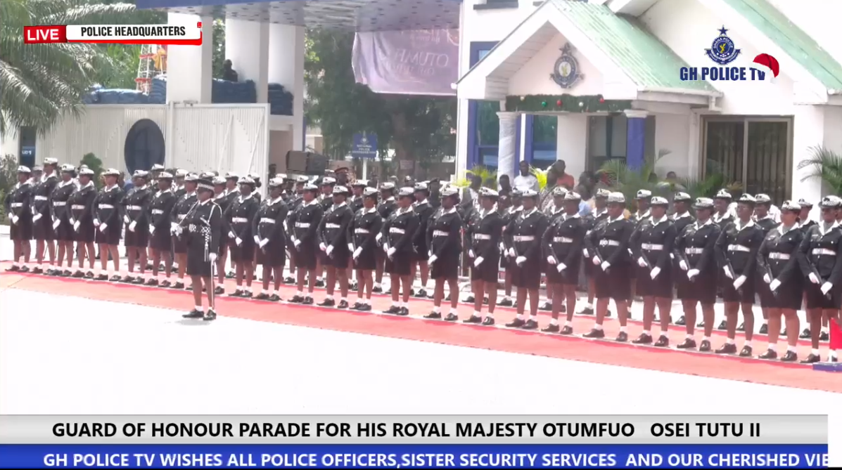 Otumfuo Osei Tutu II commends Ghana Police Service, sends New Year message of gratitude and hope