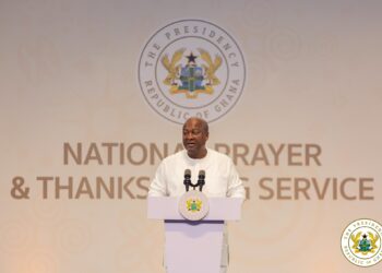 President Mahama marks one year in office with thanksgiving service