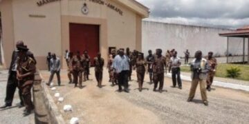 Ankaful prison appeals for mechanised boreholes as vice president donates food items
