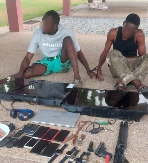 Police arrest three robbery suspects, recover firearms in Afienya operations