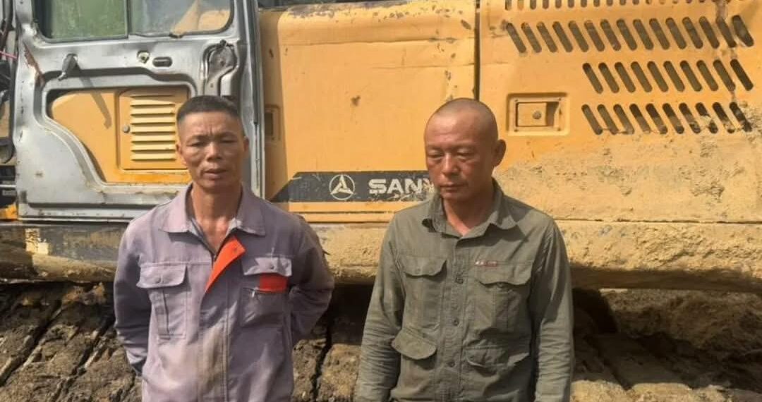 NAIMOS arrests two Chinese nationals for illegal mining at Pankese in Birim North
