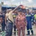 Central Regional Fire Commander inspects Kasoa market fire site
