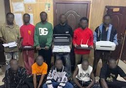 GIS arrests 11 foreign nationals in Tuba over counterfeit currency and cyber fraud