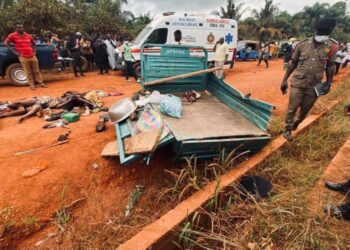 Seven killed in truck–tricycle crash at Asikuma