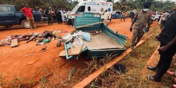 Seven killed in truck–tricycle crash at Asikuma