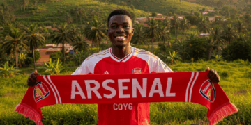 Arsenal supporter-George-Koffi-Nkunu