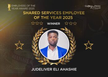 Ahashie Judeliver Eli of Global Media Alliance Broadcasting Company wins 2025 Employee of the Year Award