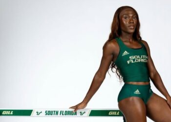 Doris Quainoo clocks new PB 8.23s to claim second place at Jarvis City Invite