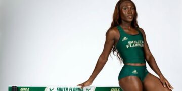 Doris Quainoo clocks new PB 8.23s to claim second place at Jarvis City Invite