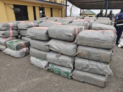 Western Regional Police seize two truckloads of suspected Indian hemp in Shama