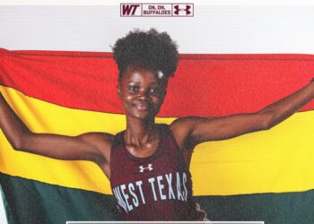 Abigail Abugire’s Double Gold Fires West Texas A&M to 13th Straight LSC Indoor Title