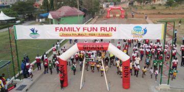 16th Happy FM/Lakeside Family Fun Run held to mark Ghana’s 69th Independence Day