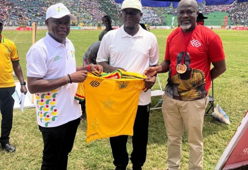 Kaysports donates Ghana Sports Jersey to the winners at Ashanti Regional Super Zonals Athletics Competition