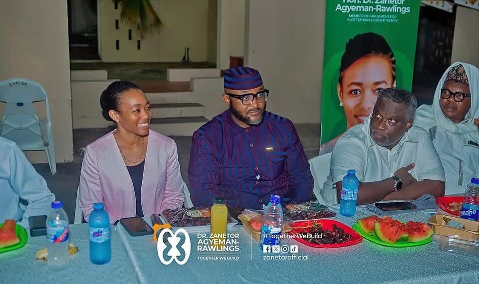 Dr. Zanetor Agyeman-Rawlings calls for peace, unity at Iftar with Muslim community