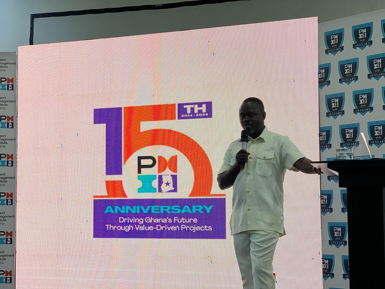 PMI Ghana launches 15th Anniversary, calls for value-driven projects