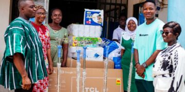 FIFA Referee Daniel Nii Laryea donates to Pokuase Health Center Children’s Ward