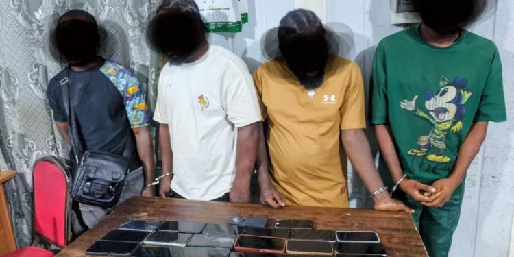 C/R: Police arrest four over Easter phone theft in Kasoa