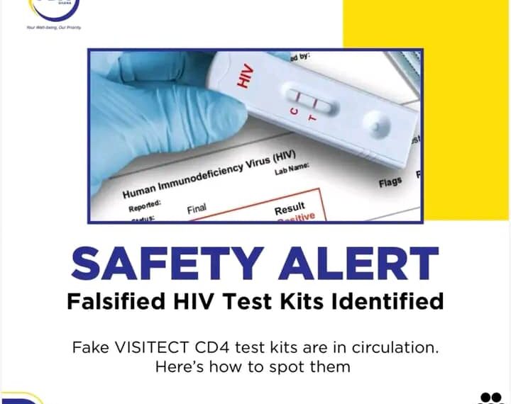 FDA issues caution over fake HIV Test Kits on Ghanaian market