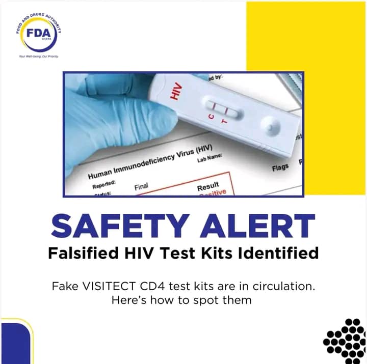 FDA issues caution over fake HIV Test Kits on Ghanaian market