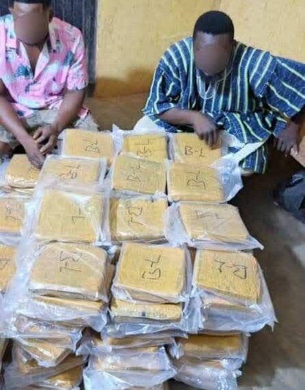 Police intercept narcotic drugs, arrest suspects in Upper West