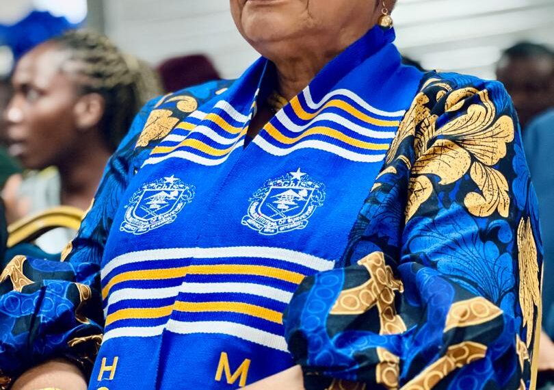 Rev. Dr. Joyce R. Aryee receives Honorary Membership from Ghana Institution of Surveyors