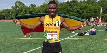 Aziz Mohammed: Ghana's Rising Star in Middle-Distance Running with 4 National Records to His Name