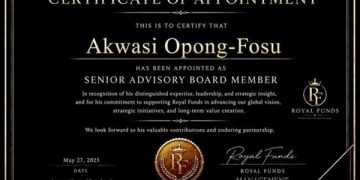 GIPC board chair joins senior advisory board of Switzerland-based The Royal Fund