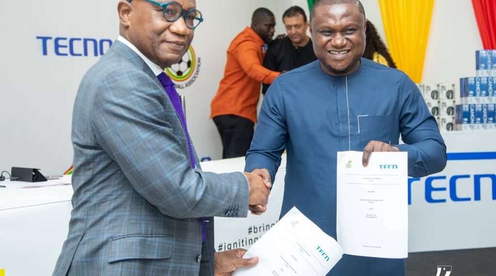 GFA Seals TECNO Ghana Partnership To Drive Tech In Football Development