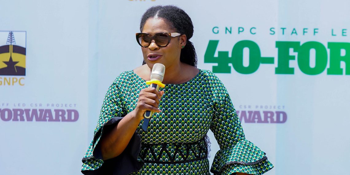 Ebi Bright Challenges Corporate Ghana as GNPC Staff Transform School in Tema