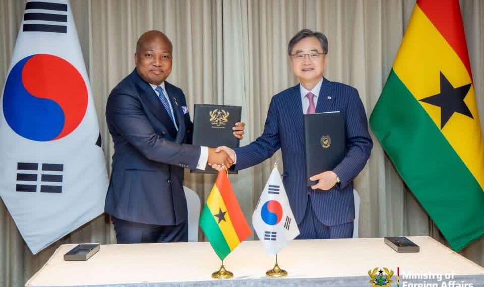 Ghana, South Korea sign visa waiver deal for diplomatic and service passport holders