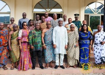 Interior Minister engages Asogli Chiefs, inspects key security facilities in Volta Region