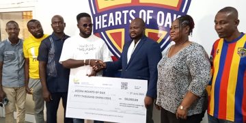 Accra Hearts of Oak National Chapters Committee donates GH¢50,000 To club