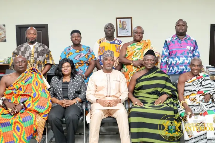 Akyem Kotoku King commends Interior Minister for strengthening Ghana’s security sector