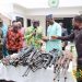 NAIMOS hands over seized illegal firearms to Interior Ministry