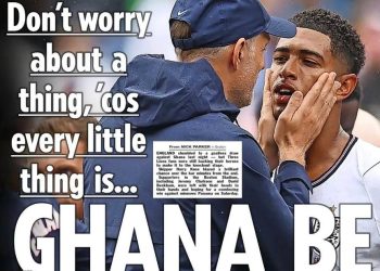 British press pun on Ghana following goalless draw with England