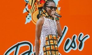 She held the mic at the World Cup. Ghana, meet your hypewoman.