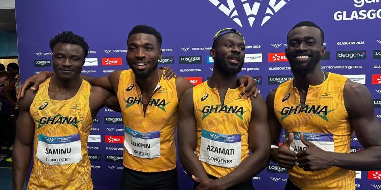 2026 Glasgow: Ghana Men’s 4x100m Relay Team have booked their place in the Commonwealth Games Final