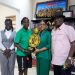Hasaacas Ladies present FA Cup trophy and WPL medal to NGUVU Mining