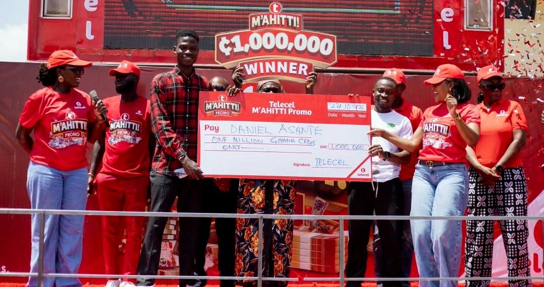 25-year-old mason crowned second millionaire in Telecel m’ahitti promo